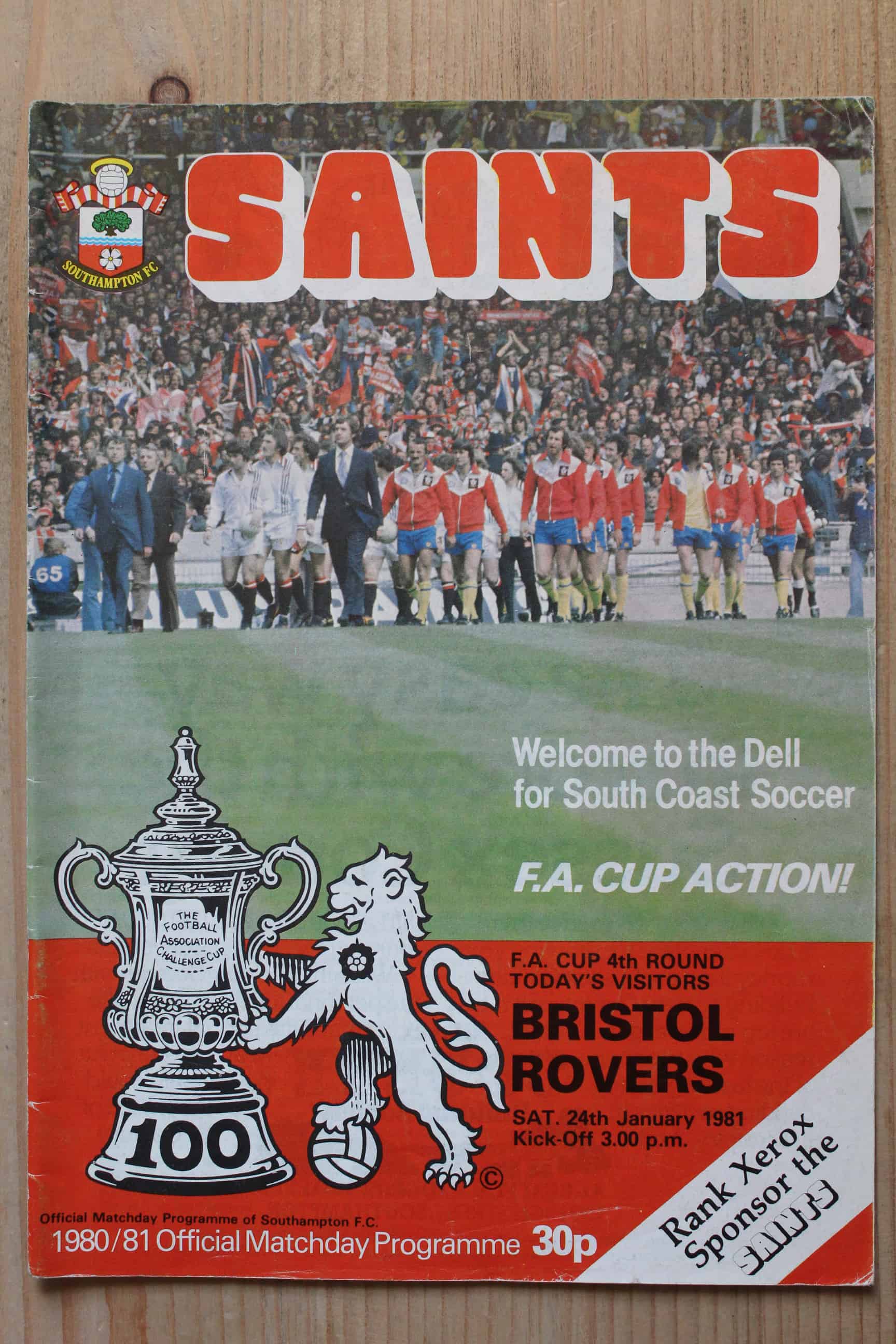 Southampton FC v Bristol Rovers FC